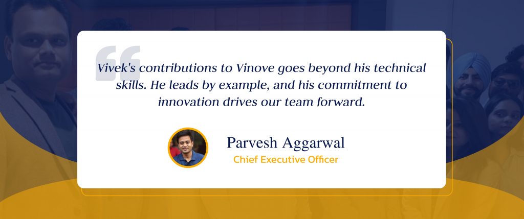 Testimonial - Parvesh Aggarwal